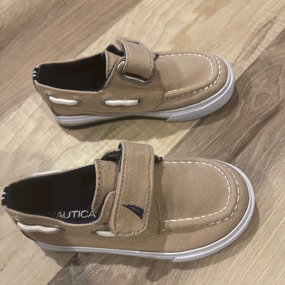 Boys nautical velcro sneakers